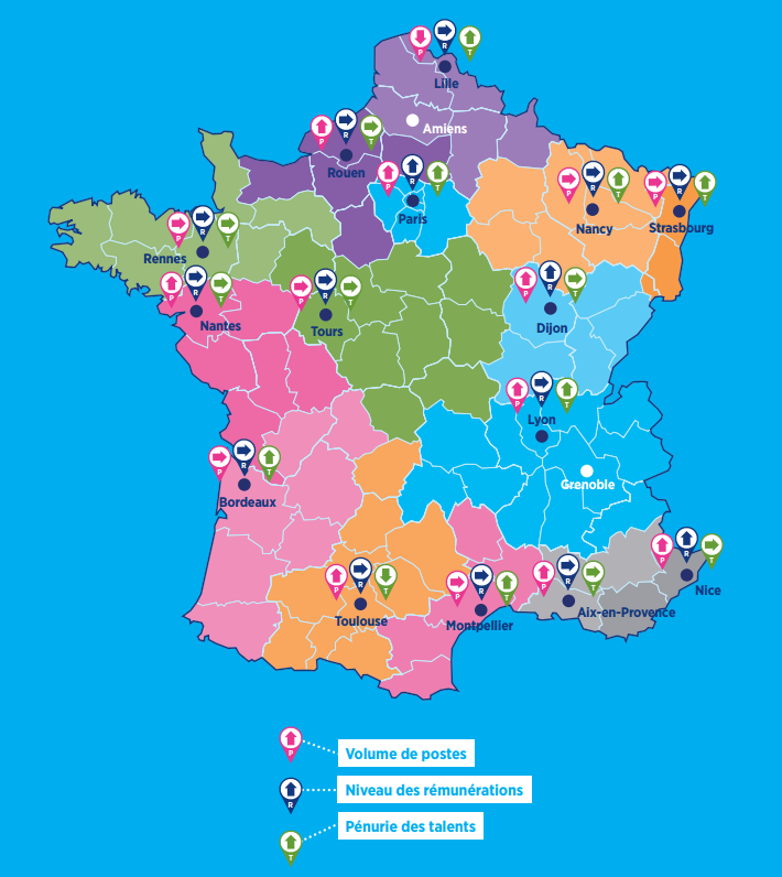 Cartographie de l'évolution du recrutement en audit et expertise comptable en France
