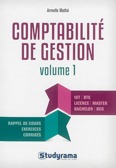 Couverture de l'ouvrage Comptabilité de Gestion volume 1