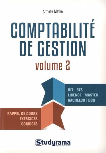 Couverture de l'ouvrage Comptabilité de Gestion volume 2