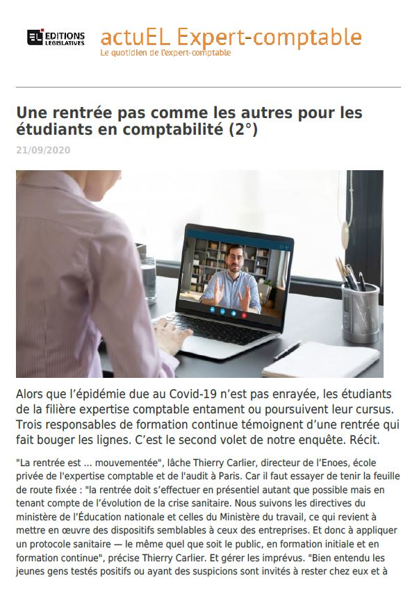 article actuel experts comptables