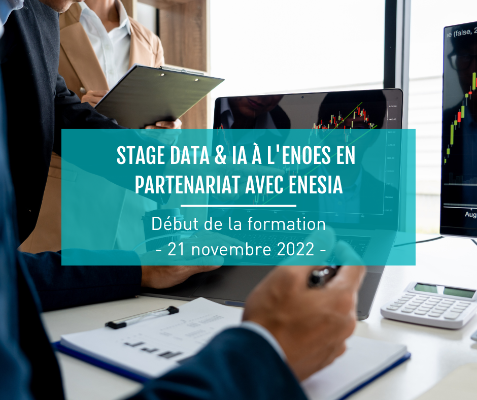 , Stage Data et IA à l&#8217;ENOES le 21 novembre